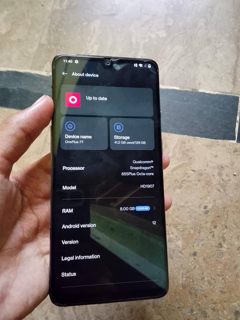 One plus 7t 0