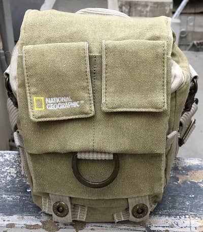 Original National Geographic Earth Explorer Canvas Shoulder Bag