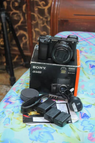 Sony A6400 24.2MP 16-50mm Lens | Dual Battery | Complete Box