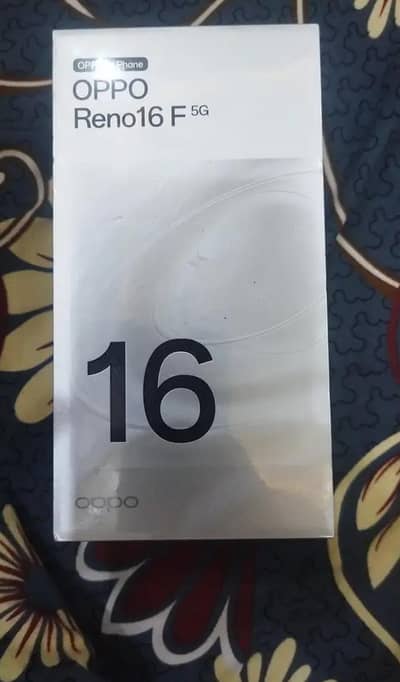 oppo Reno 16F 5G 8gb 256Gb violet just Box open available