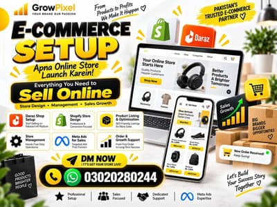 Comprehensive eCommerce services.