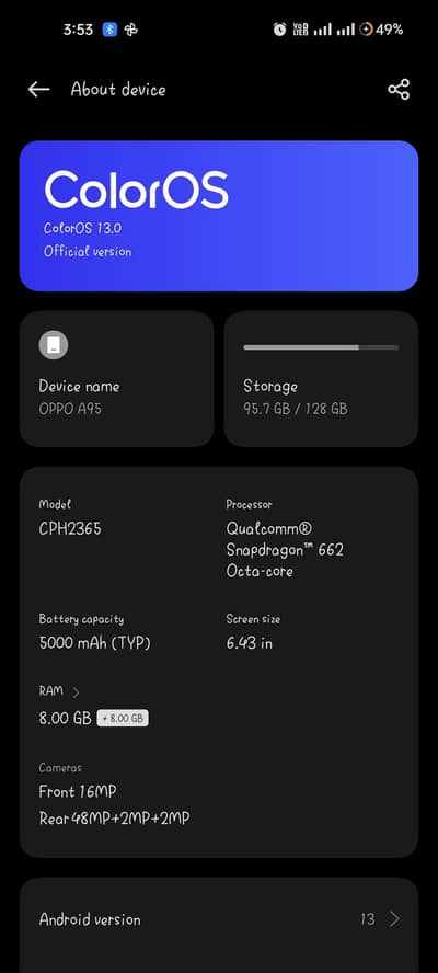 OPPO A95