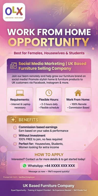 Females Only | Work from home