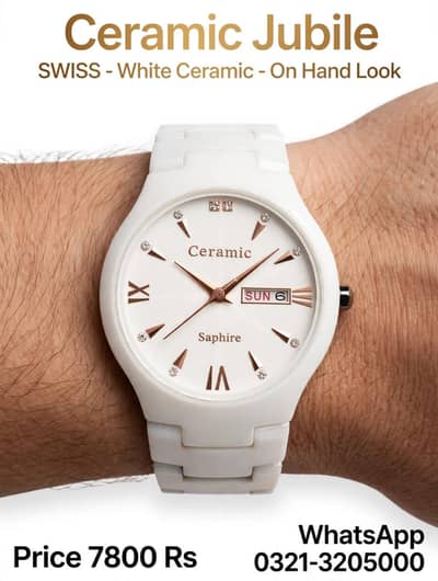stone Watch ceramic watcj