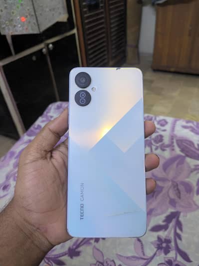 Tecno Camon 19 neo with box condition 10/9 all okay panel change