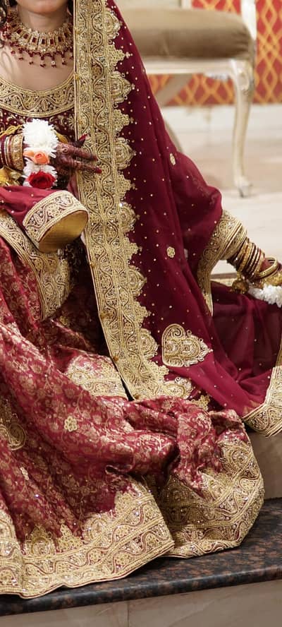 Baraat Lehenga/ bridal dress/ Valima Maxi