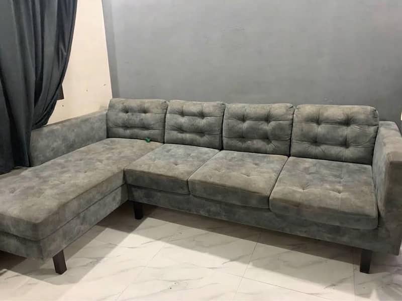 L SHAPE SOFA 0