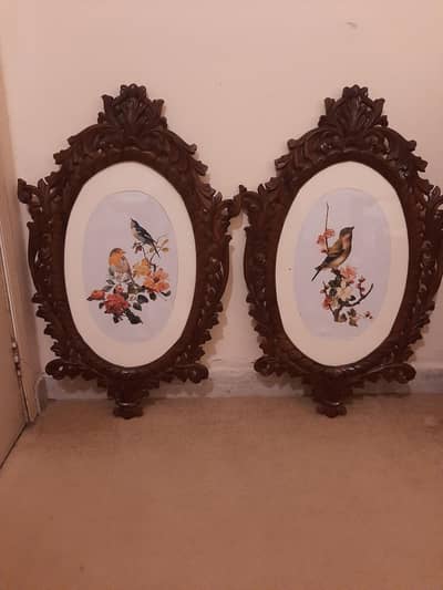Wall mirror frames pure sheesham wooden handmade work