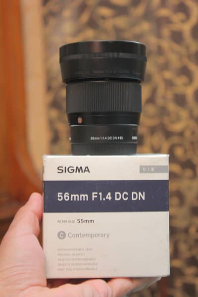 Sigma 56mm F1.4 DC DN Lens | Sony E-Mount | Complete Box