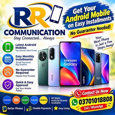 Mobile phones(Android)on Stallment