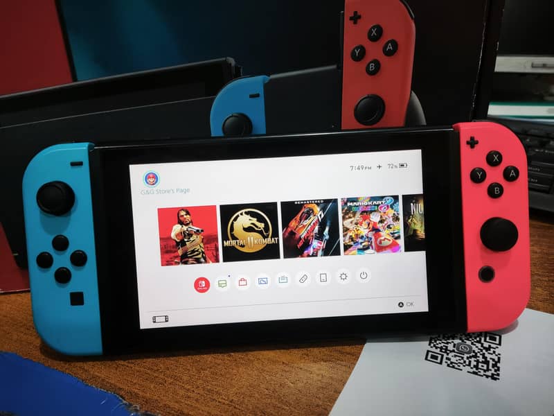 Nintendo Switch V2 Complete Box - Jailbroken - 128GB - COD 1