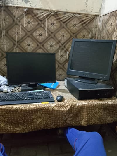 HP pc i5 with LCD with Keyboard and mouse