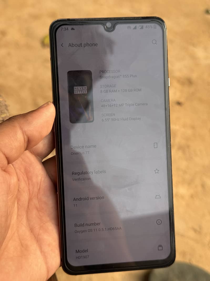 One Plus 7T 5
