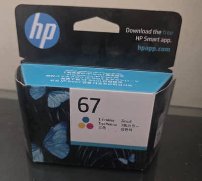 HP 67 Original Genuine Tri-Color Ink Cartridge | Brand New | 6 Packs