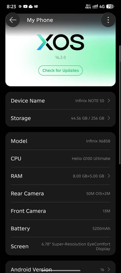 Infinix Note 50