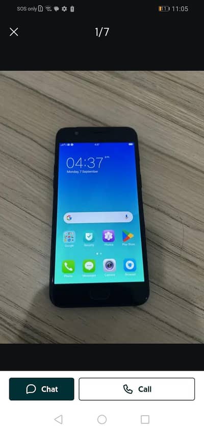 OPPO A57 6gb 128gb duall Sim 10 by 9.5