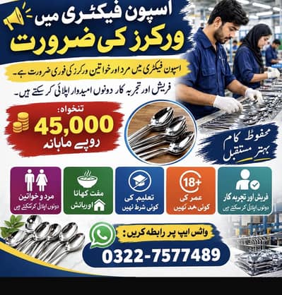 Packing work in Breadfactory male female job  hiring new factory work