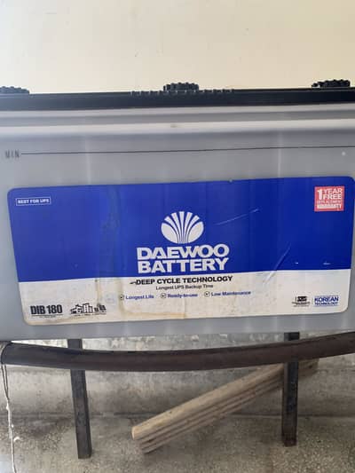 Daewoo 180A Battery good condition
