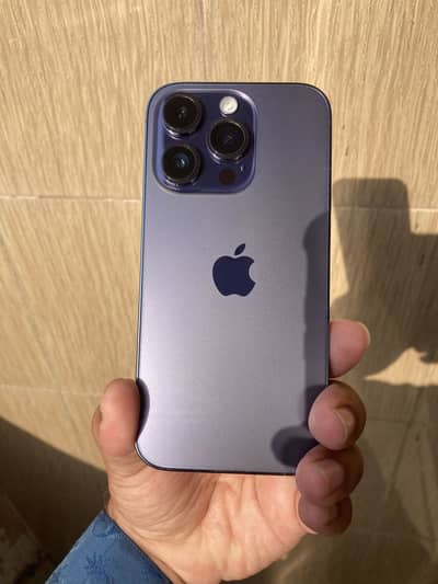 14 pro Apple iPhone 128 GB PTA APPROVED 93% B. H