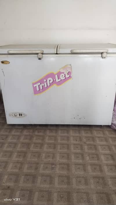 double door freezer