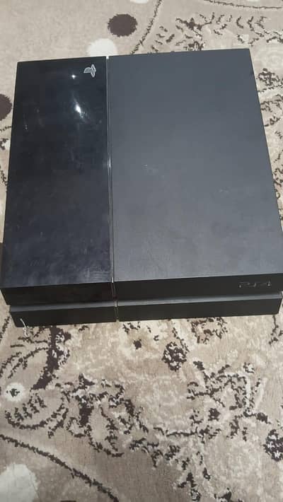 PS4 with two controllers two CDs