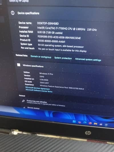 hp omen gaming laptop