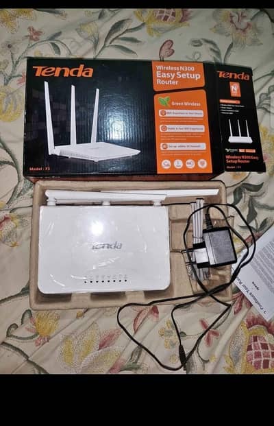 tenda f3 router with wire