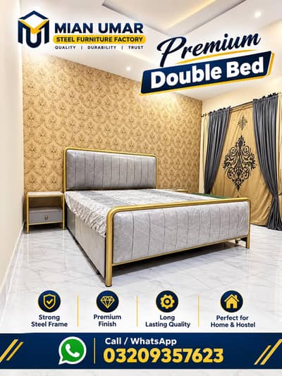 Iron Heavy Double Bed | Steel Bed | Luxury Bed | Single bed|Hostel bed