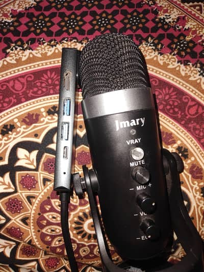 Jmary MC-PW8 Professional USB Condenser Microphone + Connector