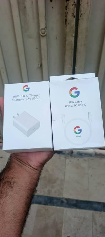Google orignal charger with cable