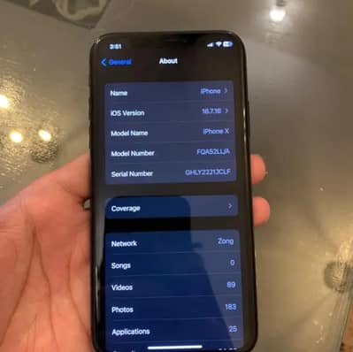 iphone x 256gb officale pta