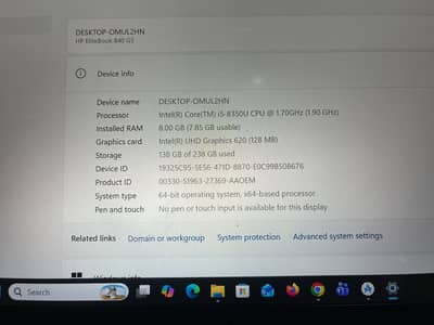 Brand HP 10/10,Condition hp 840 G5 Core i5 Gen8