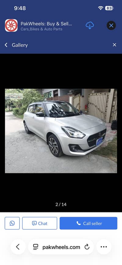 Suzuki Swift 2025 glx vvt top line 03173828167 urgsle