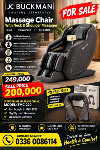 JCBuckman massage chair/Full Body massage chair/massage chairwarranty