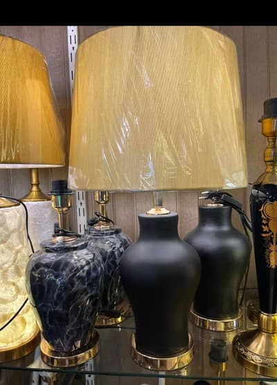 2 Pcs Table Lamps  with Shade _  Home decor
