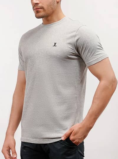 Gents T-Shirt Cotton Fabric - Samanabad 3 No Stop