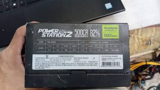 500 Watt 80 Plus Branded Power Supply with 2 GPU Cables, Zalman, Antec