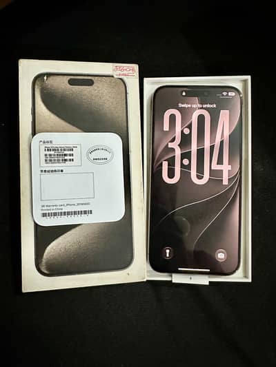 Apple iPhone 15 Pro Max Non PTA Factory unlock