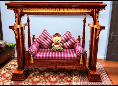 Wooden Jhoola Sofa