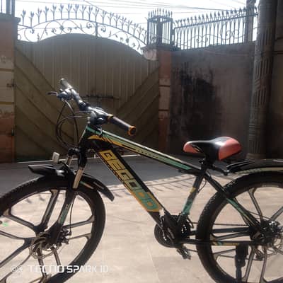 Sports bicycle for both kids and adults.