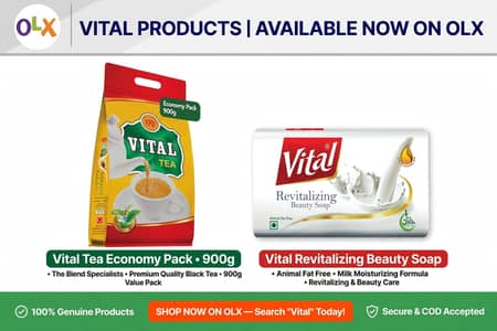 1 kg vital k sath 1 vital soap bilkul free