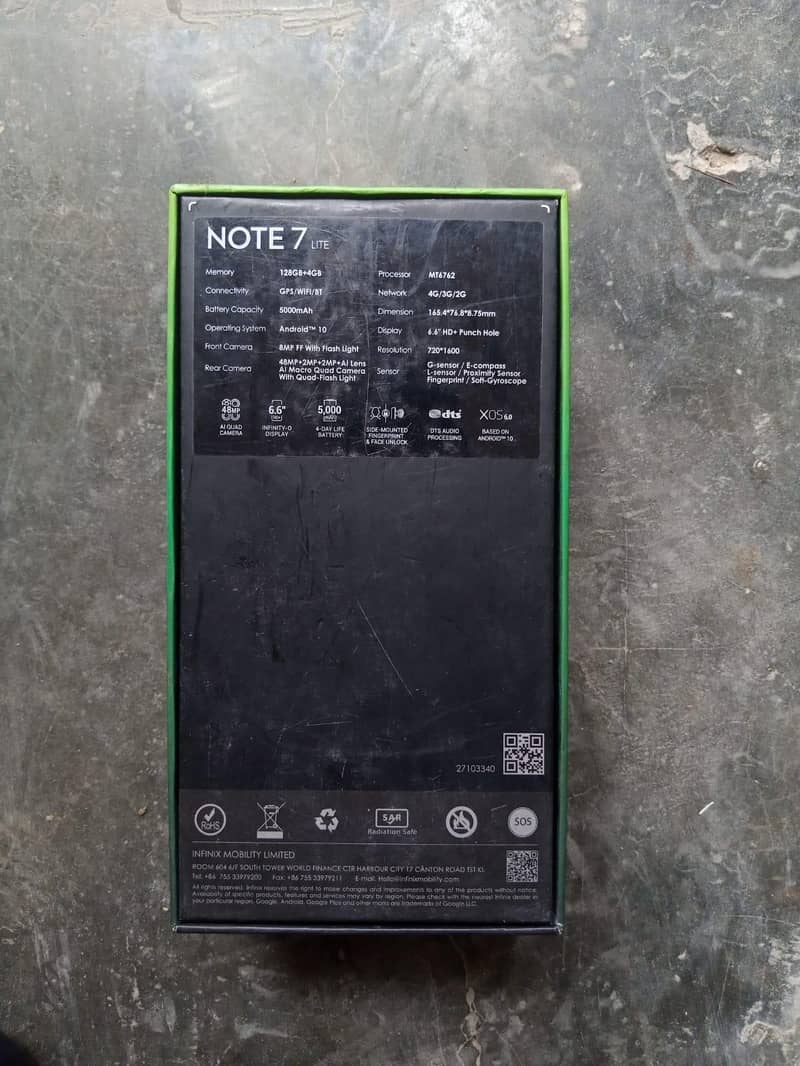 Infinix Note 7 Lite 2