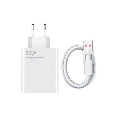 33W fast charger for android phones with type c cable