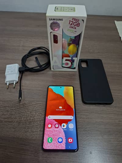 Samsung Mobile A51 6GB Ram, 128GB Rom