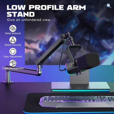 Fifine BM88 Premium Boom Arm Mic Stand