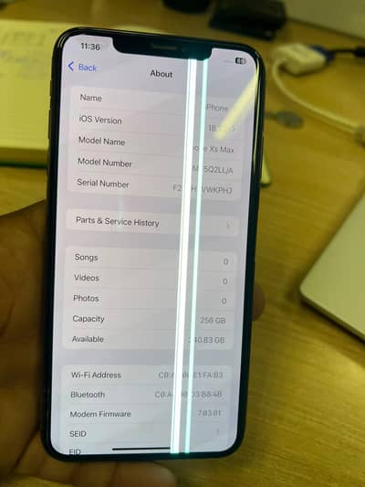Apple iPhone XS Max 256gb complete box pta Approved