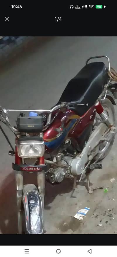 My Zxmco Bike 70cc condition 10/10 registration peshawar