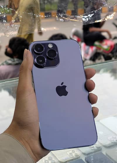 iPhone 14 Pro Max 256GB Pta approved physical+esim 90% health