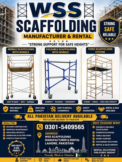 Heavy Duty Scaffolding | H Frame Scaffold | Steel Construction
