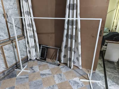 2 Clothes Hanging Stand Size Each 6Fit 2Pice Pakistan Town Islamabad